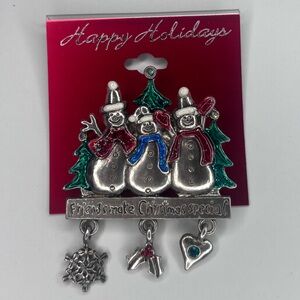 'Friends Make Christmas Special' Holiday Pin
